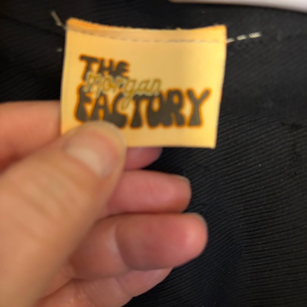 The Morgan Factory Upcycled Black Shirt with Floral Sleeves - Picture 3 of 5